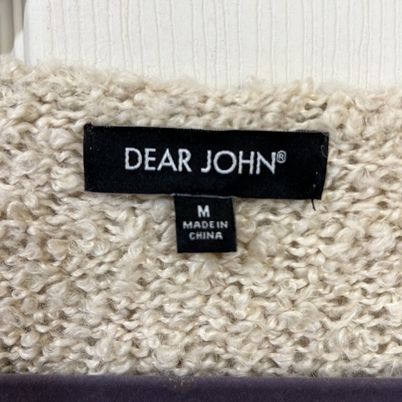 Dear John size Medium sweater. Worn one time. Super cute! - Picture 2 of 3